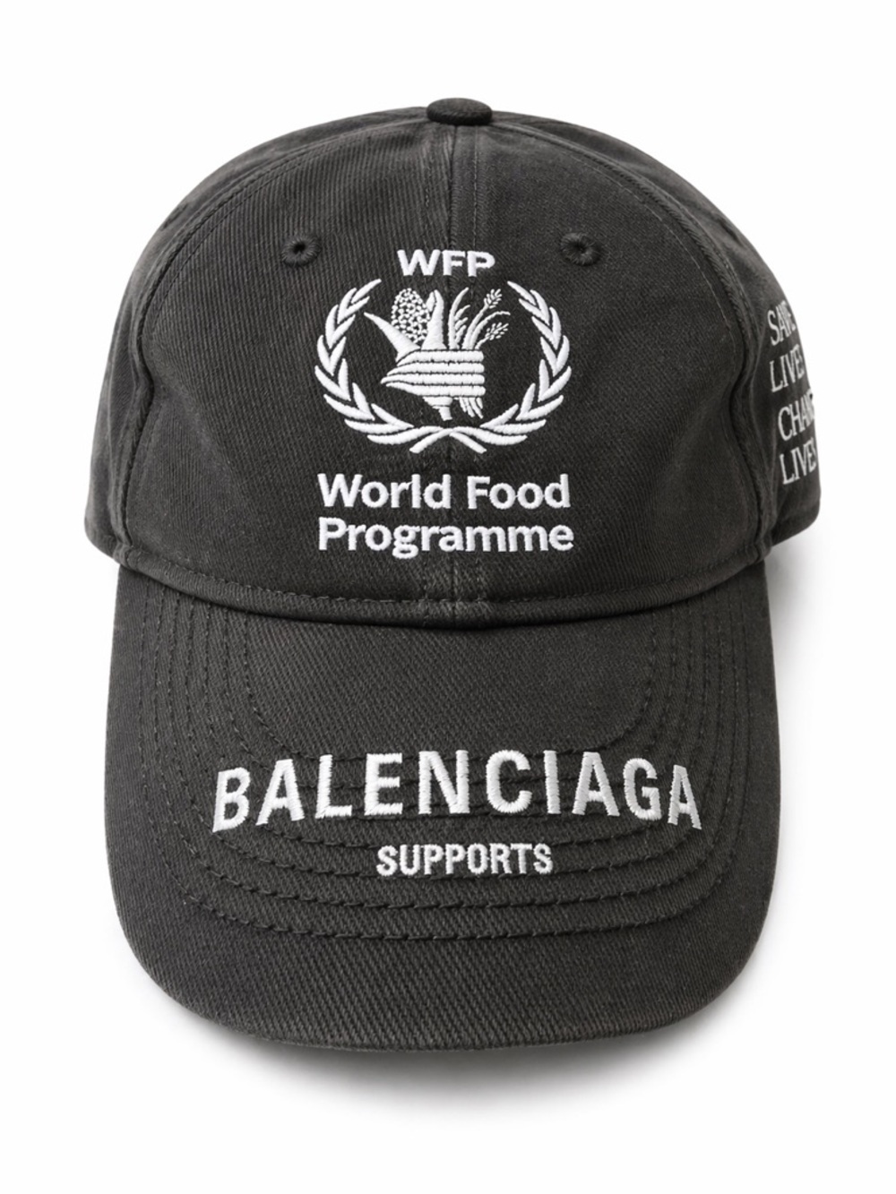 Balenciaga x World Food Programme Cap – Black | Made in Italy